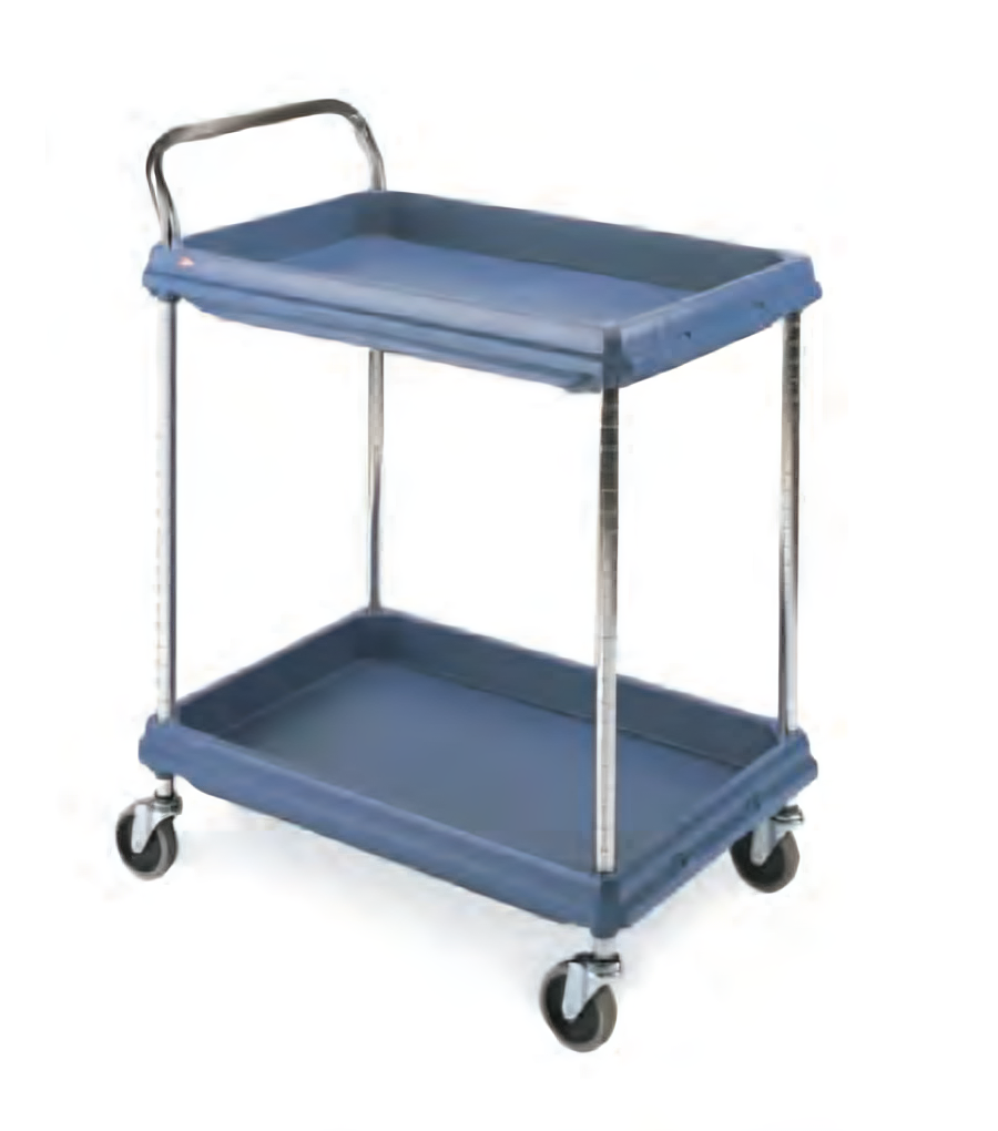 Deep Ledge Polymer Utility Cart