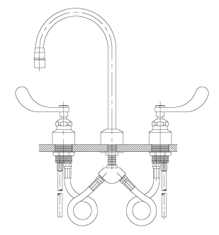Mixing Faucets - L2221 Deck Mounted