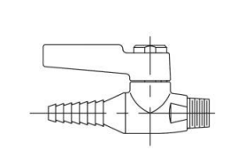 Pure Water Faucets Plastic - L4100 Laboratory Ball Valve