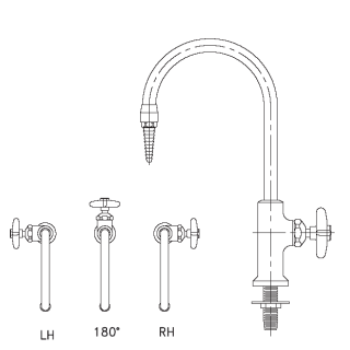 Single Valve Faucet - L611 Deck Mounted 