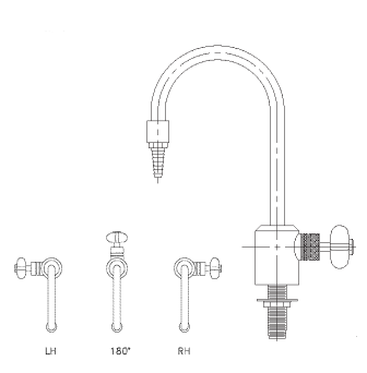 Pure Water Faucets Plastic - L7611WSA Deck Mounted, All PVC