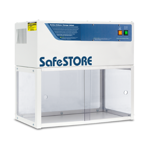 SafeSTORE Vented Chemical Storage Cabinets - The SafeSTORE Series of vented filtering storage cabinets offers an economical solution for storage of toxic, noxious and odorous chemicals in the laboratory.