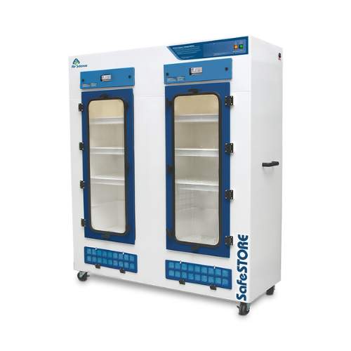 SafeSTORE Vented Chemical Storage Cabinets - The SafeSTORE Series of vented filtering storage cabinets offers an economical solution for storage of toxic, noxious and odorous chemicals in the laboratory.