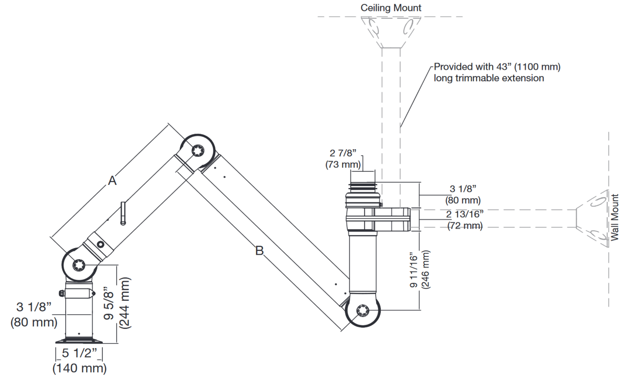 Diagram of Snorkel Exhaust Armsl