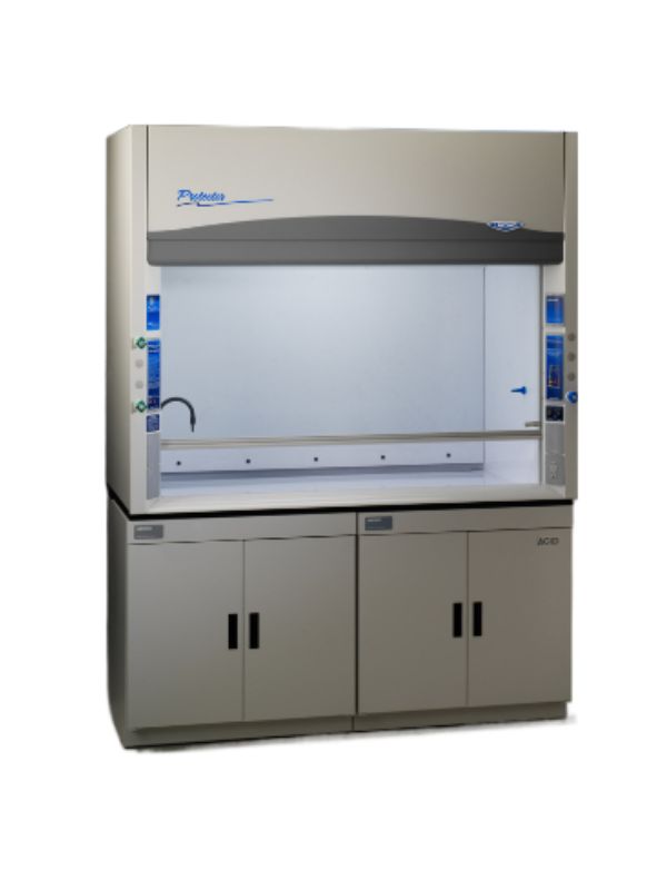 PVC Acid Digestion Laboratory Hoods - These benchtop PVC-lined hoods feature polycarbonate sashes, which are recommended for applications involving the use of acids including hydrofluoric acid.