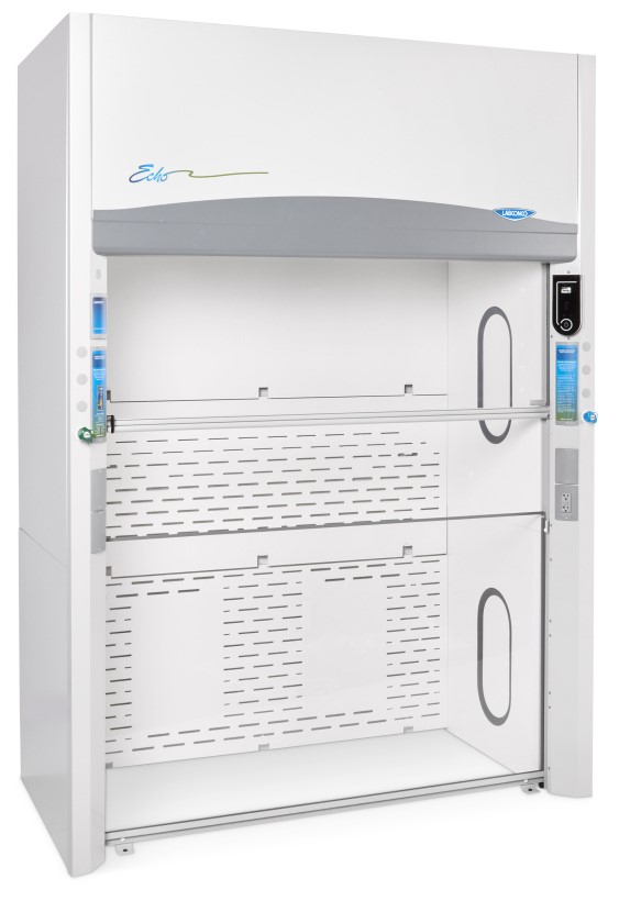 Walk in Fume Hoods - Protector Echo Floor-Mounted Filtered Fume Hoods provide the interior height needed for bulky apparatus.