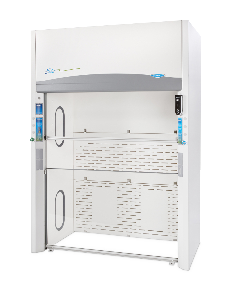 Walk in Fume Hoods - Protector Echo Floor-Mounted Filtered Fume Hoods provide the interior height needed for bulky apparatus.