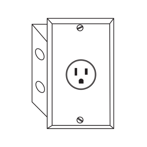 208 Volt, 20 Amp Single Pole Receptacle 230, 277 or other available upon request Part #208