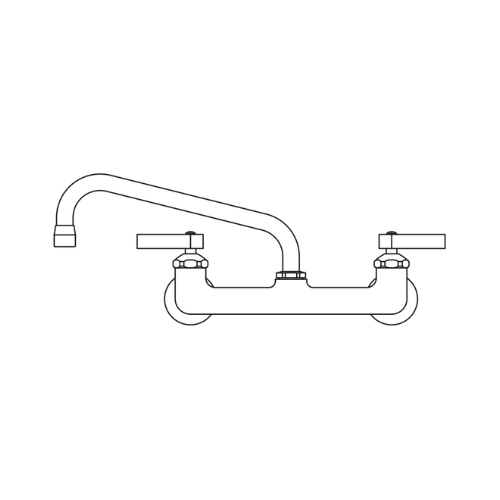 Panel Mounted Mixing Faucet