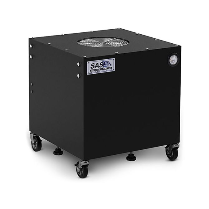 Portable Air Cleaner - Portable air cleaner is an air filtration unit that removes particulate, fumes, and bacteria, and does not produce a negative working environment as a by-product of its operation.